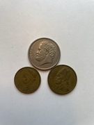Drachma 1,2,10 monety