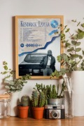 Plakat A3 Kendrick Lamar GNX 30x40cm Rap trap Kdot