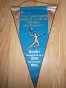 Proporczyk sportowy turniej piłka ręczna Berlin 69