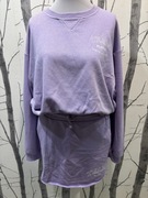 Nowy komplet damski sportowy dresowy Bluza i Spódnica fioletowy r. L 40