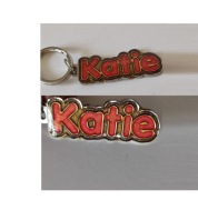 spersonalizowany brelok  breloczek zawieszka do kluczy z imieniem Katie