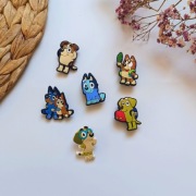 Przypinki do butów Crocs charms jibbitz Bluey Blue 