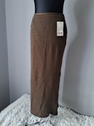 Nowa długa spódnica 38/M fer brązowa maxi