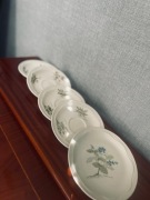 Poole Englad talerzyki botanica rośliny wzór retro 