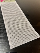 kryształki srebrne z klejem 4 mm 1000 szt. dżety cyrkonie