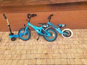 Rowerek +rowerek biegowy +hulajnoga 3 kołowa.