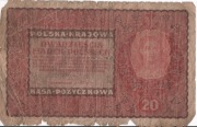 20 marek polskich 1919 II Serja