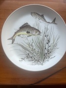 Talerz obiadowy vinted z rybami, Johnson Brothers