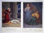 ADAM SETKOWICZ - REPRODUKCJE OBRAZÓW NA KARTACH POCZTOWYCH - 2 SZTUKI