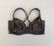 Szaro- różowy biustonosz z fiszbinami 95D BPC Selection