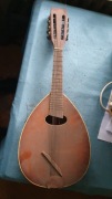 Mandolina mała gitara Typ Portugalski – 8-strunowa, Drewno, Vintage, Retro