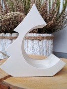 Świecznik gipsowy w kształcie choinki