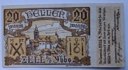 Notgeld - Gutschein, Austria, Zell an der Ybbs, 20 Heller, 1920