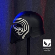 Star Wars Kylo Ren helmet cosplay | ręcznie malowany wydruk 3D + miecz