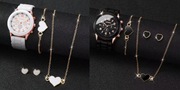 Stylowy Zestaw Zegarek + Biżuteria – 2 ZESTAWY | 2 KOLORY