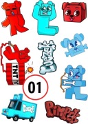 Pan Opłatek na tort - PIMPEK I LUCEK A4