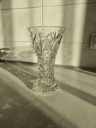 Wazon kryształowy, vintage PRL