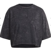 ADIDAS CZARNY KRÓTKI T-SHIRT WZÓR (L/XL)