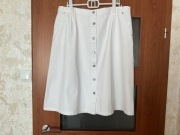 Biała jeansowa spódniczka rozmiar 50 ( 22UK)