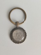Breloczek z oryginalną monetą 20 groszy 1923 r.– rękodzieło, żywica, unikat
