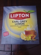 Lipton earl grey lemon herbata czarna (92 torebki)