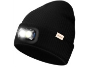 CZAPKA 2W1 ZIMOWA Z CZOŁÓWKĄ LATARKĄ LED BEANIE  K9117 USB C AKUMULATOROWA.