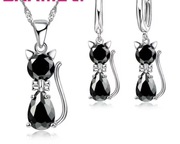 Komplet biżuterii damskej srebro 925