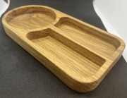 Minimalistyczny organizer z litego dębu | Hand-made | CNC