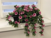 Donica kwiaty sztuczne do pokoju biura kawiarni na balkon wieloletnie bujne