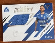 Karty ekstraklasy 2 seria Tomasz Swędrowski Game Jersey