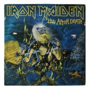 IRON MAIDEN Live After Death LP WYDANIE ZIMBABWE 1985 Rock Heavy Metal