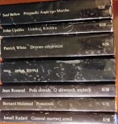 Czarna Seria PIW 7szt | White Bellow Updike Kadare | PRL Klasyka Prozy