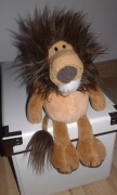 miękka pluszowa maskotka lew ok 15 cm