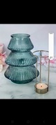 Świecznik na tealight / Wazonik Choinka zielony