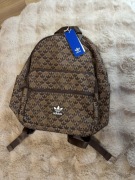 Plecak Adidas monogram brązowy nowy