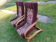 2 fotele na giętych płozach Dąbrowa Chełmińska