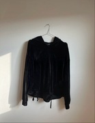 Urban Classics Czarna welurowa bluza damska z kapturem rozmiar L 40