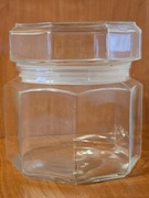 Luminarc Szklany Słoik Ośmiokątny z Uszczelką – Vintage / Retro Design