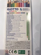 Kredki ołówkowe GIOTTO Stilnovo 12 kol 256500