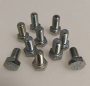 Śruby M 8x20 mm , na klucz 13 sześciokrotny Łeb. 1kg/100 sztuk.