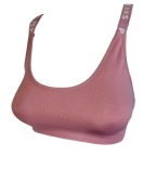 Markowy sportowy biustonosz top krótka bluzeczka Pepe Jeans r S 36 różowy