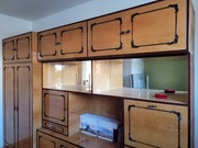 Meblościanka wysoki połysk fornir vintage PRL