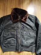 Czarna kurtka lotnicza bomberka S.Oliver jesień zima 