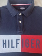Tommy Hilfiger koszulka polo długi rękaw t- shirt chłopiec 140 używana