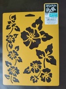 Szablon malarski pansies 