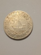 IIRP 5 guldenów 1935 r "Koga"(Wolne Miasto Gdańsk)