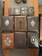 10 albumów z fotografiami kartonikowymi XIX / XX wiek retro stare