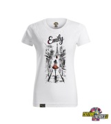 Koszulka T-shirt damska S Emily in Paris fan art