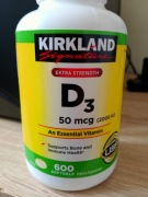 KIRKLAND VITAMINA D3 2000 IU 50mcg 600 softgel