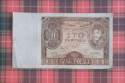 Banknot 100zł 1934r. Seria BB